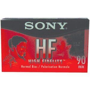 Sony HF 90 Normal Bias 90min Blank Cassette